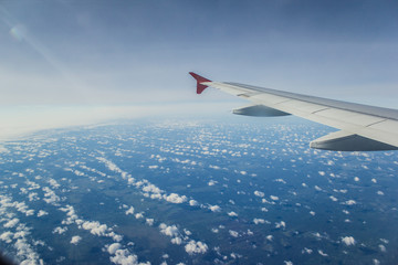 Obraz premium Airplane view