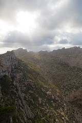 Mallorca landscape in mountains