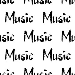 Rough word music pattern