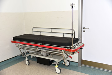 a stroller in hospital