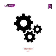 Outline settings icon isolated on white background. Best modern. Graphic design, mobile application, beauty icons 2019 year, user interface. Editable stroke. EPS10 format vector illustration