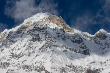 Fototapeta na wymiar Snow Peaks of the Himalayas