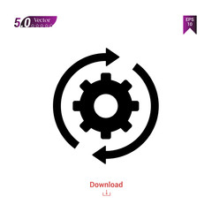 Outline settings icon isolated on white background. Best modern. Graphic design, mobile application, beauty icons 2019 year, user interface. Editable stroke. EPS10 format vector illustration