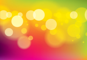 Defocused urban abstract blurred lights texture background. Colorful vector illustration for your design. Perfect abstraction with copy space for text.