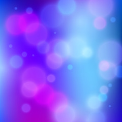 Blurred city background defocused beyond the window, vector illustration out of focus night or evening city dynamic lights.