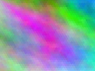 New multicolor background. Abstract illustration. Hexagonally pixeled