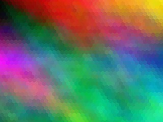 New multicolor background. Abstract illustration. Hexagonally pixeled