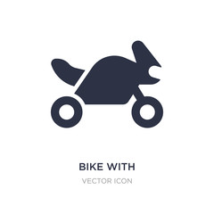 bike with motor, ios 7 interface icon on white background. Simple element illustration from Transport concept.