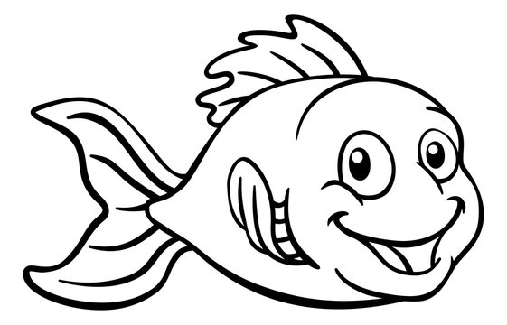 Cartoon Fish Outline Images – Browse 35,633 Stock Photos, Vectors, and  Video | Adobe Stock
