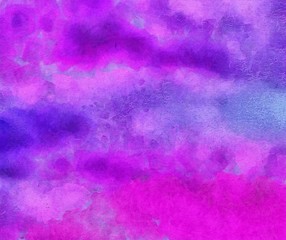 Abstract background in mixed colors. Oil and watercolor design elements. Design template for covers, posters and banners. Simple macro close-up paint brush strokes.