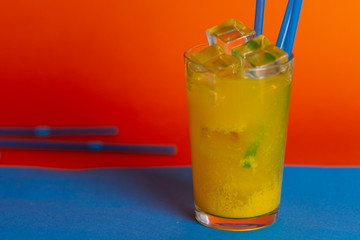 still life orange fruit anda juice