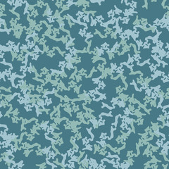 Marine camouflage of various shades of blue colors