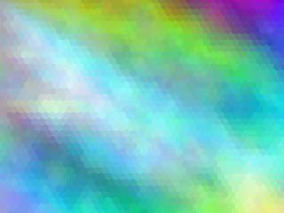 New multicolor background. Abstract illustration. Hexagonally pixeled