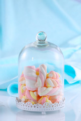 Glass jar candy jar