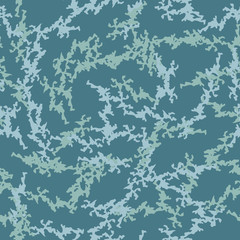 Marine camouflage of various shades of blue colors