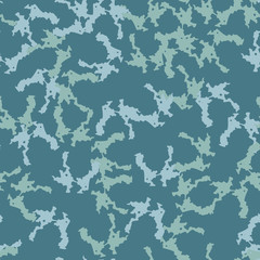 Marine camouflage of various shades of blue colors