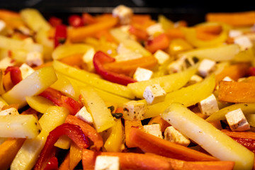 Baked vegetables, Mediterranean food