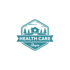 Obraz premium vintage medical logo designs