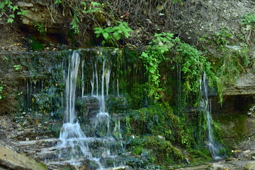 Small cascades of water