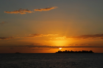 Sunset in Colonia del Sacramento, Uruguay