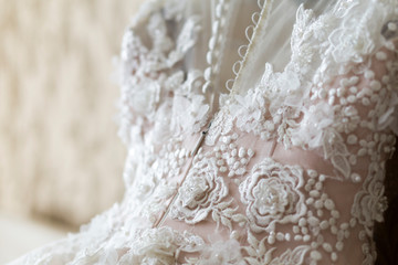 wedding dress detail