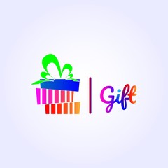 shop gift icon templates,creative vector logo design,emblem,illustration element