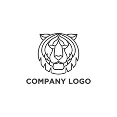 tiger face logo designs