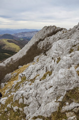  Landscape from the top of the Anboto, vizcaya, Basque country, Spain