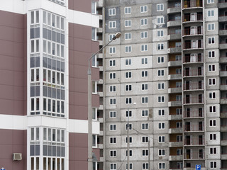 residential new home. new building. multi-storey residential complex.