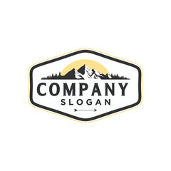 vintage mountain logo