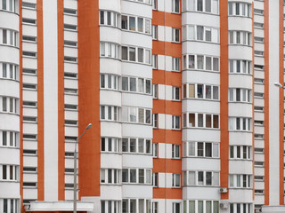 residential new home. new building. multi-storey residential complex.