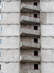 residential new home. new building. multi-storey residential complex.