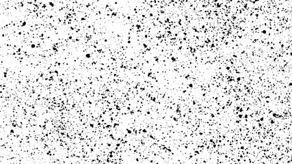 Black Grainy Texture Isolated On White Background. Dust Overlay. Dark Noise Granules. Digitally Generated Image. Vector Design Elements, Illustration, Eps 10.