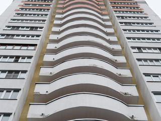 residential new home. new building. multi-storey residential complex.