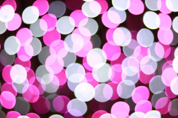 Abstract bokeh color Lights background, Merry Christmas and happy New Year background