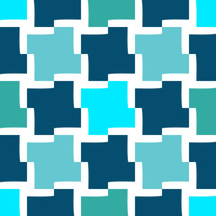 Bright seamless geometric pattern with polygons.