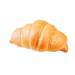 croissant isolated on white background