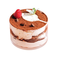 cake with cream and chocolate