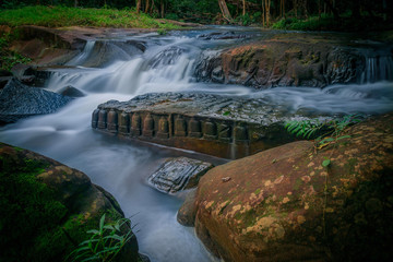 Kbal Spean, Cambodia, Waterfall, khmer archeology