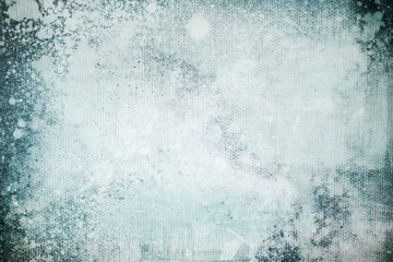 Splattered canvas grungy background or texture