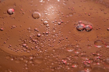 Abstract backgrounds and wallpapers. Colored water mixed with oil.