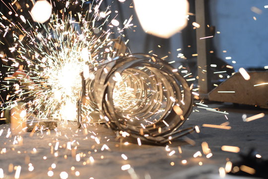 metal, iron, equipment, industry, factory, steel, work, tool, worker, manufacturing, safety, construction, manufacture, man, industrial, spark, welding, manual, fire, grinder, machine, heat, workshop,