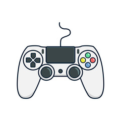 Video game controller icon.Joystick, game play icon © viktorrey