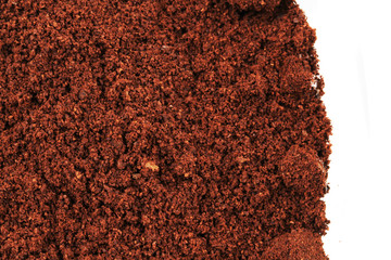 ground coffee texture
