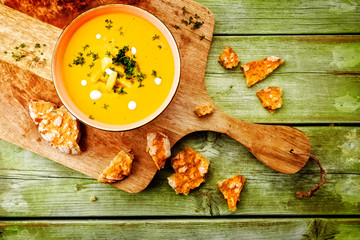 kartoffelsuppe von oben