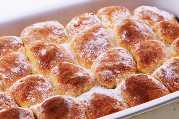 typical czech cake with plum jam