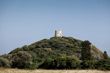 Fototapeta na wymiar Torre di Chia - Sardegna