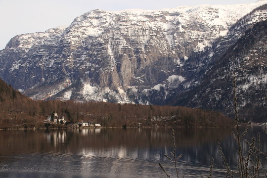 Halstatter See mit Panoramablick