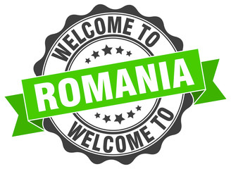 Romania round ribbon seal