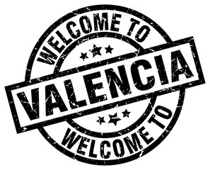 welcome to Valencia black stamp